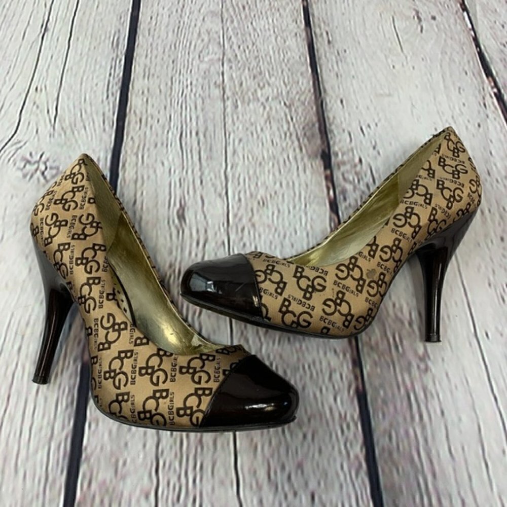 🎉BCBGirls Pumps w/ Brown Patent Leathern Details - Picture 9 of 9
